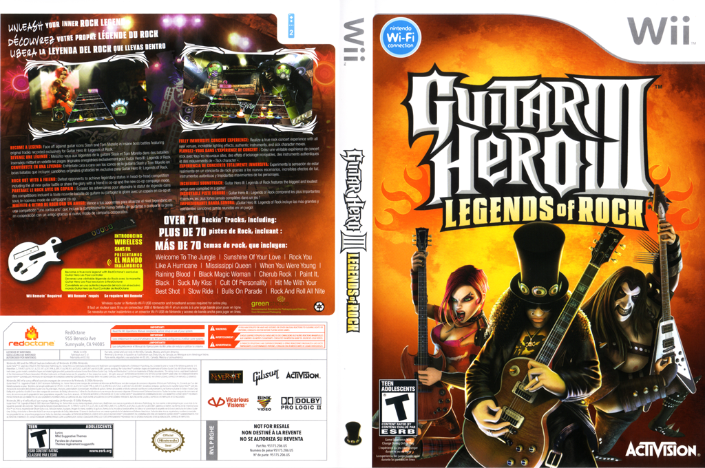 guitar hero 3 wii unlockables
